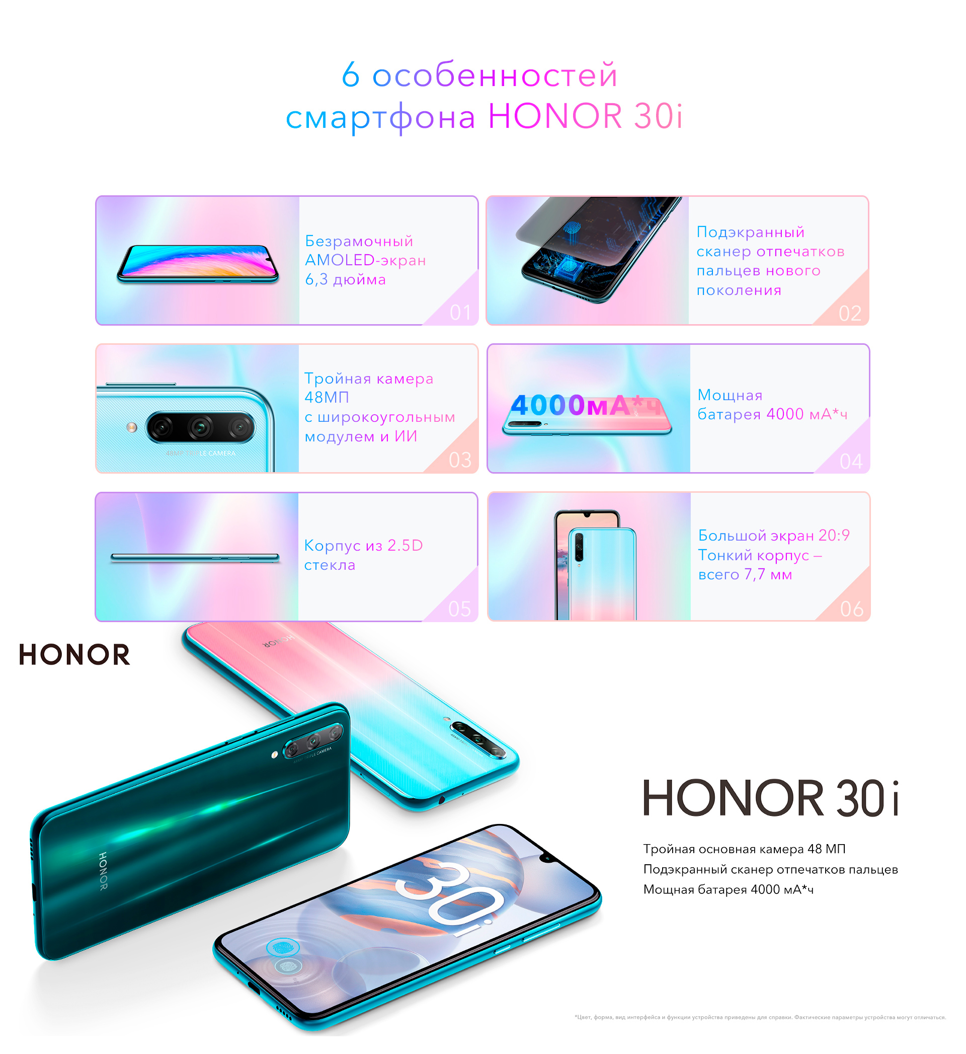 Смартфон Honor 30i