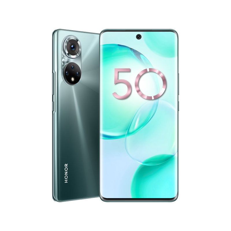 

HONOR 50 Изумрудно-зеленый (6 Гб+128 Гб)